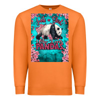 Carrot just a girl who loves pandas Premium Sweatshirt - LillyAllenDesigns
