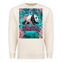 Sandshell just a girl who loves pandas Premium Sweatshirt - LillyAllenDesigns