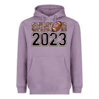 Lavender senior 2023 american football Heavyweight Hoodie - AdoDesignShop