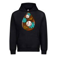 Black baseball and western roses teardrop  1 Urban Hoodie - BundleAndBundleShop
