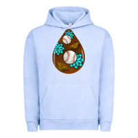 Pigment Grape Ice baseball and western roses teardrop  1 Urban Hoodie - BundleAndBundleShop