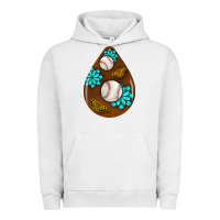 Pigment Lunar Rock baseball and western roses teardrop  1 Urban Hoodie - BundleAndBundleShop