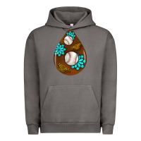 Pigment Tornado baseball and western roses teardrop  1 Urban Hoodie - BundleAndBundleShop