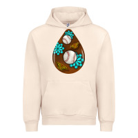 Sandshell baseball and western roses teardrop  1 Urban Hoodie - BundleAndBundleShop