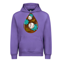 Tulip baseball and western roses teardrop  1 Urban Hoodie - BundleAndBundleShop