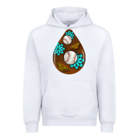 White baseball and western roses teardrop  1 Urban Hoodie - BundleAndBundleShop