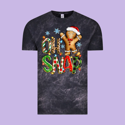 Oh Snap Christmas Cookie Vintage Tee Designed By Zillion Design Studio