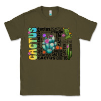 Army Green cactus Classic Tee - CowhideDigitalArt
