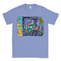 Colony Blue cactus Classic Tee - CowhideDigitalArt