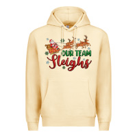 Pina Colada our team sleigh Premium Hoodie - MaliasSmallBusiness