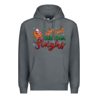 Rock our team sleigh Premium Hoodie - MaliasSmallBusiness