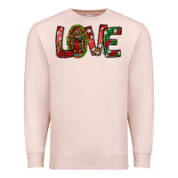 Pale Pink our lady of guadalupe christmas love Premium Sweatshirt - Jasminsmagicworld
