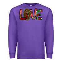 Purple our lady of guadalupe christmas love Premium Sweatshirt - Jasminsmagicworld