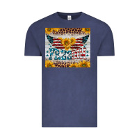 Vintage Denim freedom 4th of july Vintage Tee - BarkalooDesign