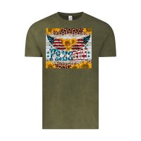Vintage Olive freedom 4th of july Vintage Tee - BarkalooDesign