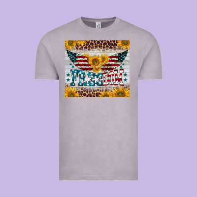 Freedom 4th Of July Vintage Tee Designed By Barkaloodesign