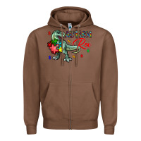 Chestnut autism rex Zipper Hoodie - CowhideDigitalArt