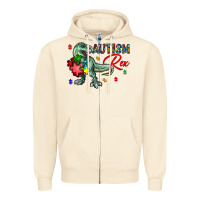 Sandshell autism rex Zipper Hoodie - CowhideDigitalArt