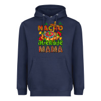 Navy nacho average mama with nacho Heavyweight Hoodie - AdoDesignShop
