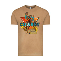 Vintage Camel hey cowboy with sunflowers Vintage Tee - texasbilliewilder