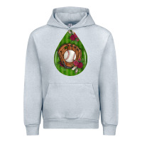 Heather Grey baseball and western roses teardrop  4 Urban Hoodie - BundleAndBundleShop