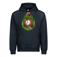 Navy baseball and western roses teardrop  4 Urban Hoodie - BundleAndBundleShop