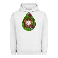 Pigment Lunar Rock baseball and western roses teardrop  4 Urban Hoodie - BundleAndBundleShop