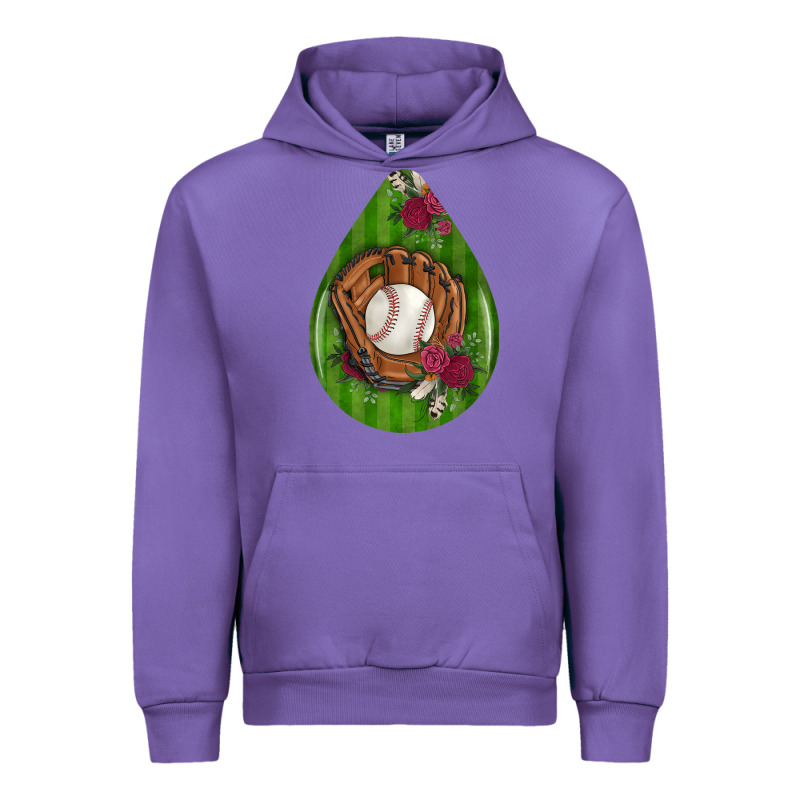 Baseball And Western Roses Teardrop  4 Urban Hoodie by BundleAndBundleShop | Teevron