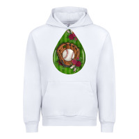 White baseball and western roses teardrop  4 Urban Hoodie - BundleAndBundleShop