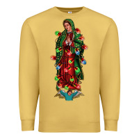 Antique Gold our lady of Guadalupe Christmas Premium Sweatshirt - Jasminsmagicworld