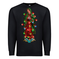 Black our lady of Guadalupe Christmas Premium Sweatshirt - Jasminsmagicworld