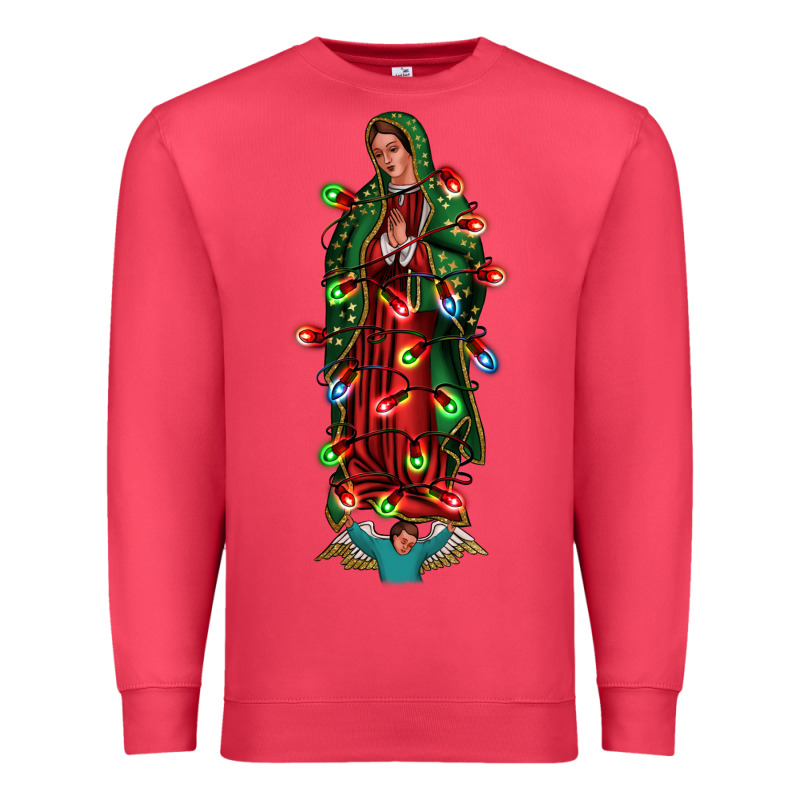 Our Lady Of Guadalupe Christmas Premium Sweatshirt by Jasminsmagicworld | Teevron