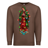 Chestnut our lady of Guadalupe Christmas Premium Sweatshirt - Jasminsmagicworld