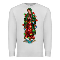 Dove Grey our lady of Guadalupe Christmas Premium Sweatshirt - Jasminsmagicworld