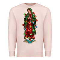 Pale Pink our lady of Guadalupe Christmas Premium Sweatshirt - Jasminsmagicworld