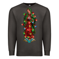 Smoke our lady of Guadalupe Christmas Premium Sweatshirt - Jasminsmagicworld