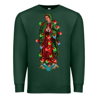 Sports Green our lady of Guadalupe Christmas Premium Sweatshirt - Jasminsmagicworld