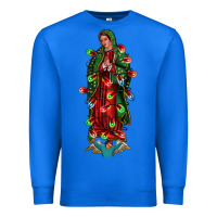 True Royal our lady of Guadalupe Christmas Premium Sweatshirt - Jasminsmagicworld