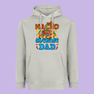 Nacho Average Dad With Nacho Heavyweight Hoodie Designed By Adodesignshop