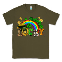 Army Green feeling lucky Classic Tee - FaDigitalArtStudio
