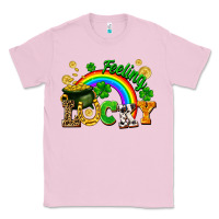 Bubblegum Pink feeling lucky Classic Tee - FaDigitalArtStudio