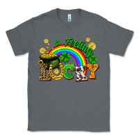 Charcoal Heather feeling lucky Classic Tee - FaDigitalArtStudio