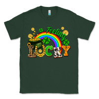 Sports Green feeling lucky Classic Tee - FaDigitalArtStudio