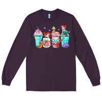 Plum ariel coffee cups Long Sleeve Tee - Zillion Design Studio