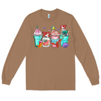 Toasted Coconut ariel coffee cups Long Sleeve Tee - Zillion Design Studio