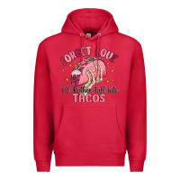 Cardinal forget love id rather fall into tacos Premium Hoodie - MaliasSmallBusiness