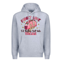 Heather Grey forget love id rather fall into tacos Premium Hoodie - MaliasSmallBusiness
