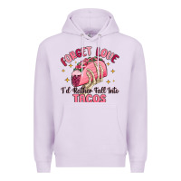 Lilac forget love id rather fall into tacos Premium Hoodie - MaliasSmallBusiness