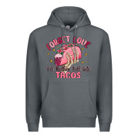 Rock forget love id rather fall into tacos Premium Hoodie - MaliasSmallBusiness