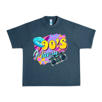 Midnight Navy 90's mama Urban Heavy Tee - Zillion Design Studio